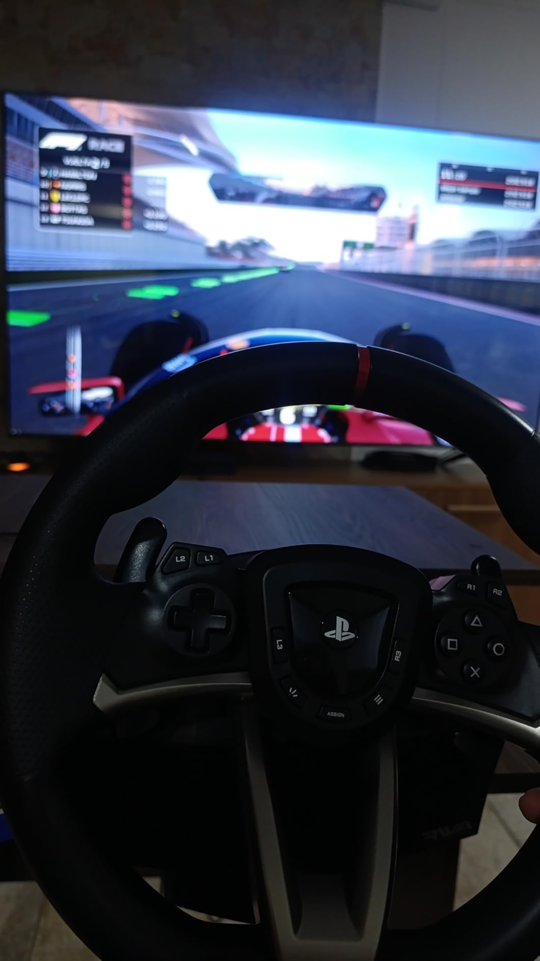 HORI Racing Wheel Apex for Playstation 5, PlayStation 4 and PC - Officially Licensed by Sony - Compatible with Gran Turismo 7 customer photo 2