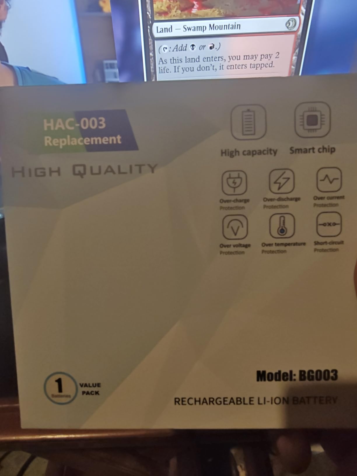 NYI Upgraded 4550mAh HAC-003 Battery Replacement Compatible with Nintendo Switch Console Handhold HAC-001,High Capacity Internal Battery with Installation Tools Kit customer photo 2
