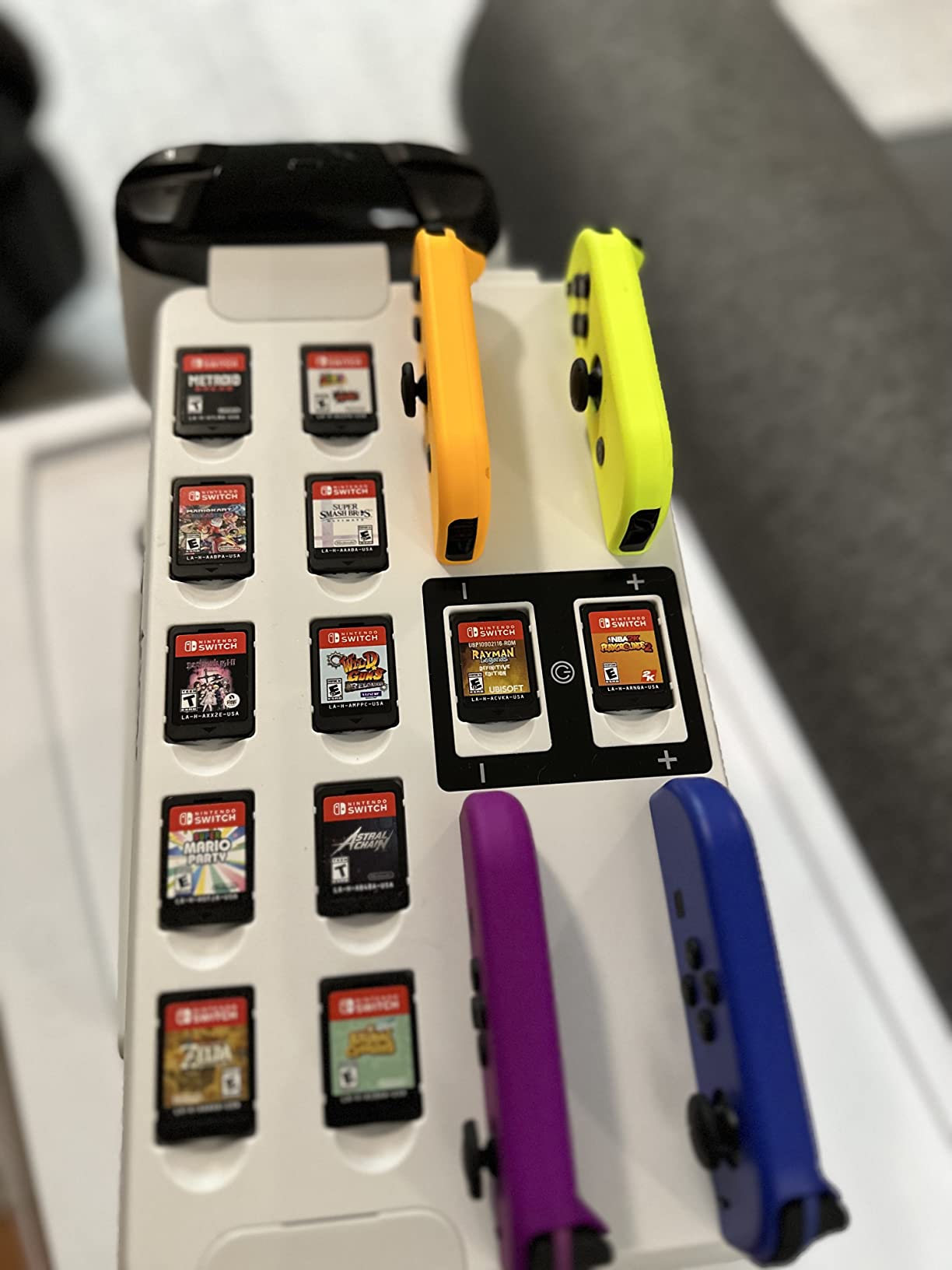 Switch Organizer Station with Controller Charger, Charging Dock for Nintendo Switch & OLED Joycons, Storage for Games, TV Dock, Pro Controller customer photo 2