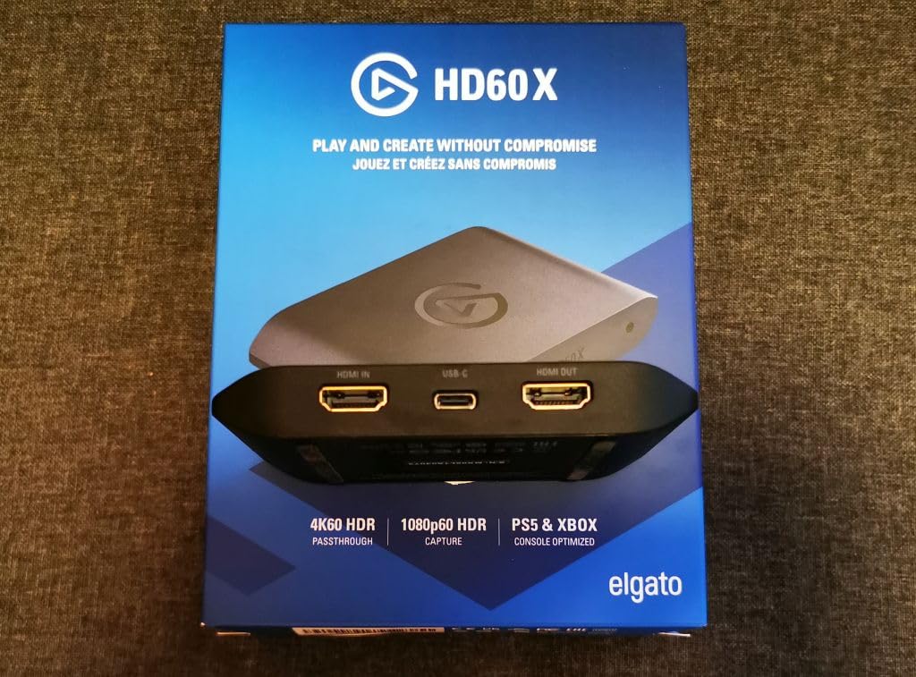 Elgato HD60 X - Stream and Record in 1080p60 HDR10 or 4K30 with Ultra-low Latency on PS5|Pro, PS4|Pro, Xbox Series X/S, Xbox One X|S, Nintendo Switch 2, in OBS and More, Works with PC and Mac customer photo 1