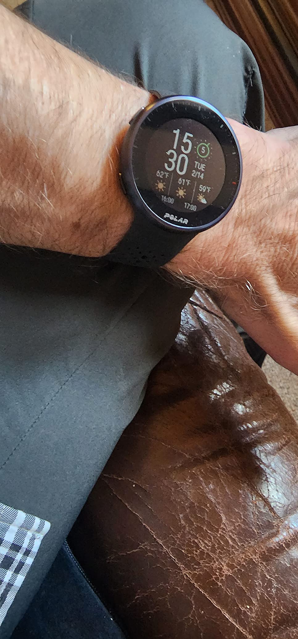 POLAR Pacer Ultra-Light GPS Fitness Tracker Smartwatch for Runners; S-L, for Men or Women, Purple customer photo 1