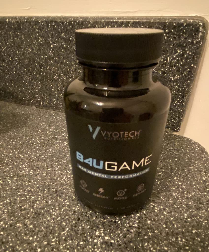 B4UGAME Brain Booster Supplement | Max Mental Performance | Nootropic for Focus, Clarity, Memory, Mood, Energy & Concentration | DMAE, L-Tyrosine, Alpha-GPC, S7 Blend | 3rd Party Tested | 60 Capsules customer photo 1