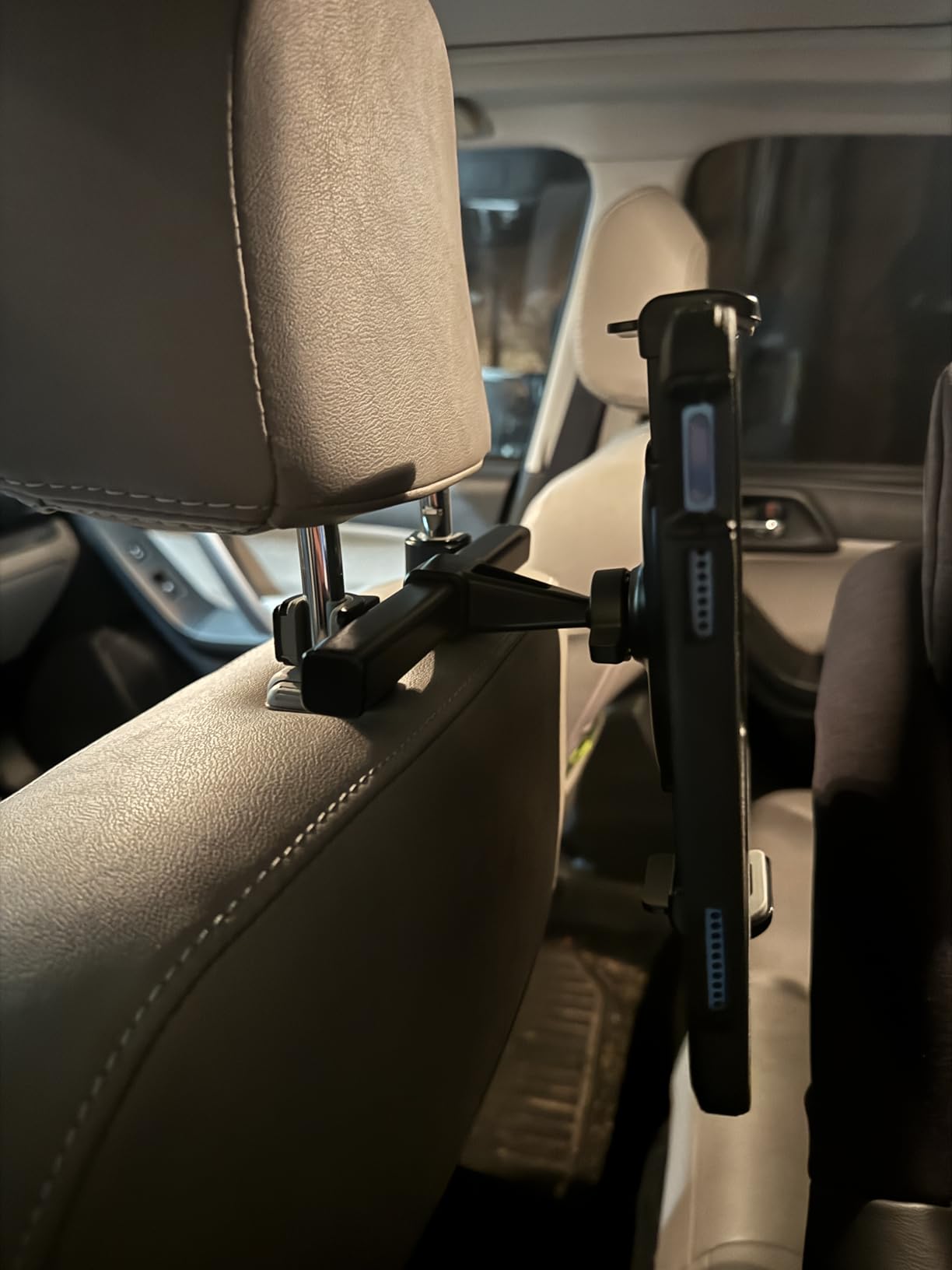 Lamicall Car Tablet Mount, Headrest Tablet Holder - Car Back Seat Travel Stand for Kids, Compatible with iPad Pro Air Mini, Galaxy Tab, Fire HD, 4.7-13'' Cell Phone, Tablets and Devices customer photo 1