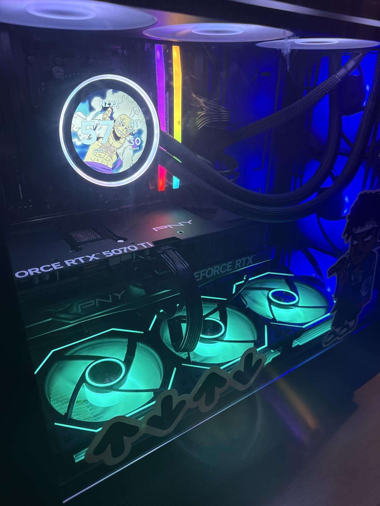 UNI Fan SL-Infinity 120mm-Triple Pack-ARGB Fan (Non-Wireless)-Infinity Mirror-Daisy-Chain Design. Customizable Lighting Effects-One Cable Connection-with Controller-Black-UF-SLIN120-3B customer photo 2