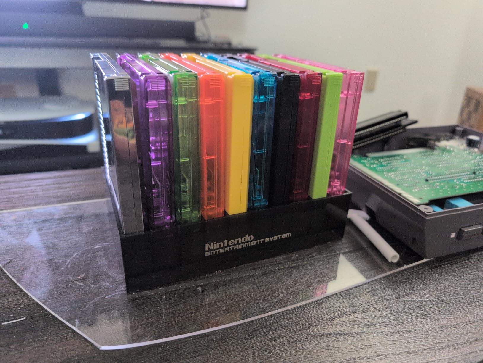 Hyperkin 10-Cartridge Storage Stand Compatiable with SNES/Super Nintendo Entertainment System, Game Organizer, Cartridge Holder (2 Pack) customer photo 1