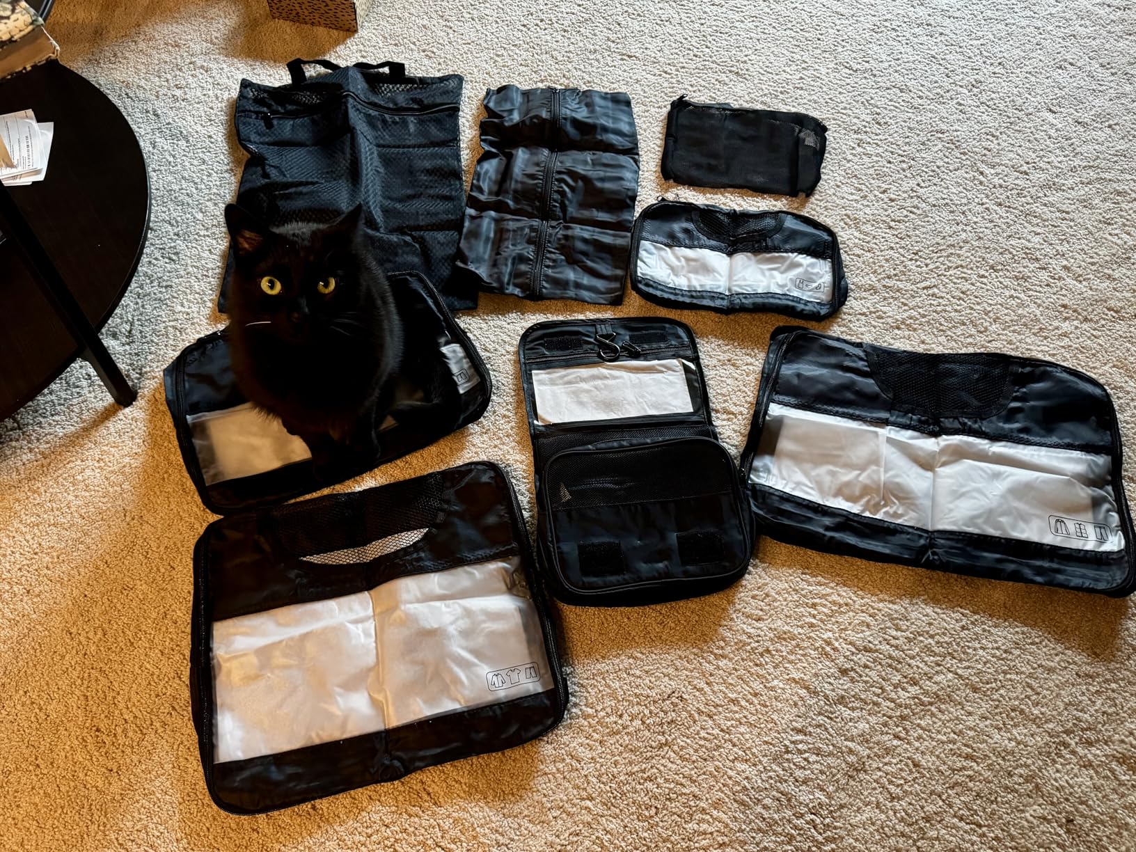 Veken 10 Set/8 Set Packing Cubes for Travel Essentials, Suitcase Organizer Bags in 4 Sizes, Carry-On Luggage Accessories with Laundry & Toiletry Bag, Airplane Must-Have, Road Trip & Camp Gifts for Men customer photo 1