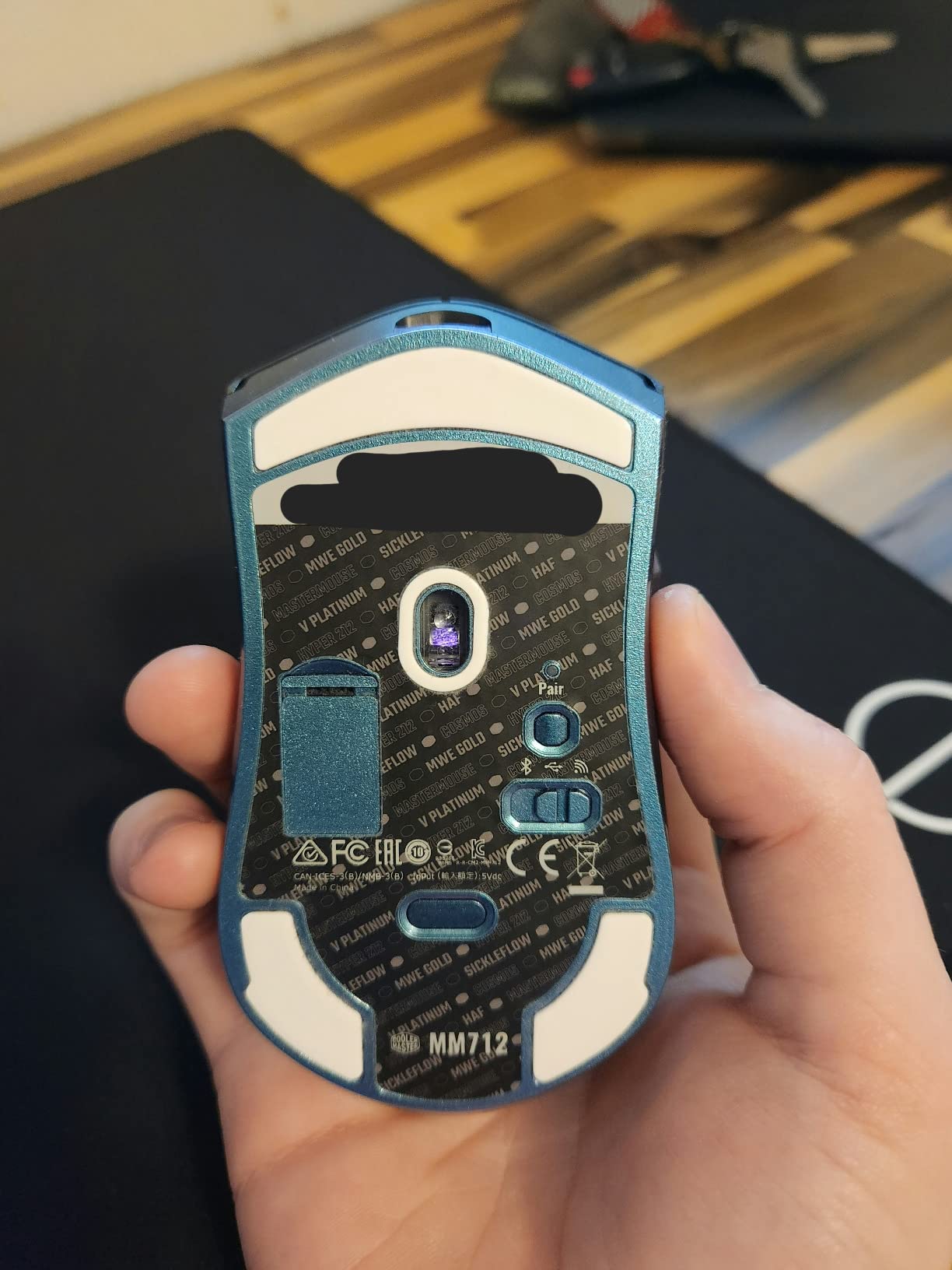 MM311 Wireless Gaming Mouse White, Adjustable 10,000 DPI, Palm|Claw Grip, 2.4GHz Wireless, PixArt Optical Sensor, PTFE Feet, RGB Lighting customer photo 1