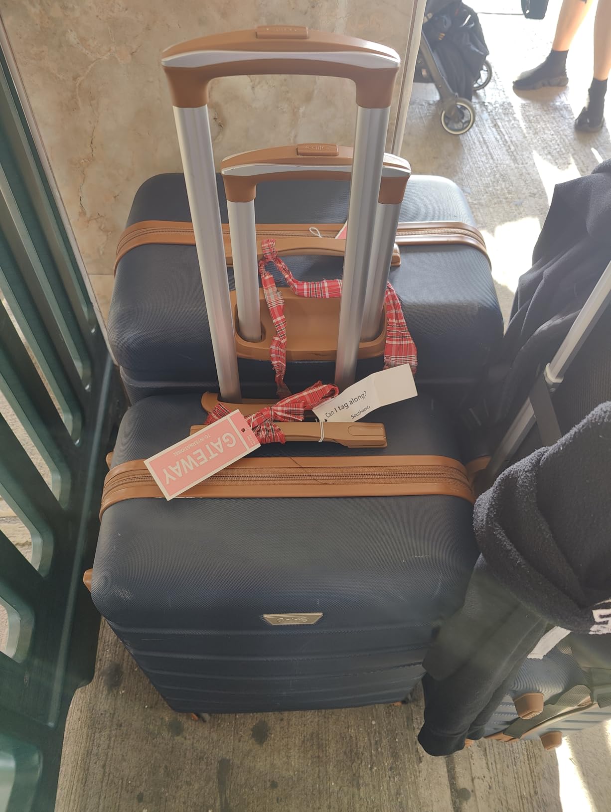 Luggage 3 Piece Set Suitcase Spinner Hardshell Lightweight TSA Lock customer photo 1