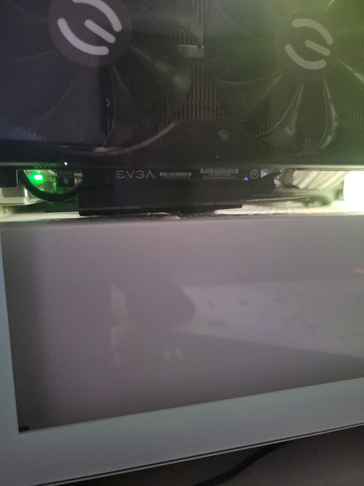 GLOTRENDS 200mm PCIe 4.0 X16 Riser Cable for PCIe 4.0/3.0 GPUs, Such as GeForce RTX 40/30 Series and AMD Radeon RX7000/RX6000 Series, etc customer photo 2