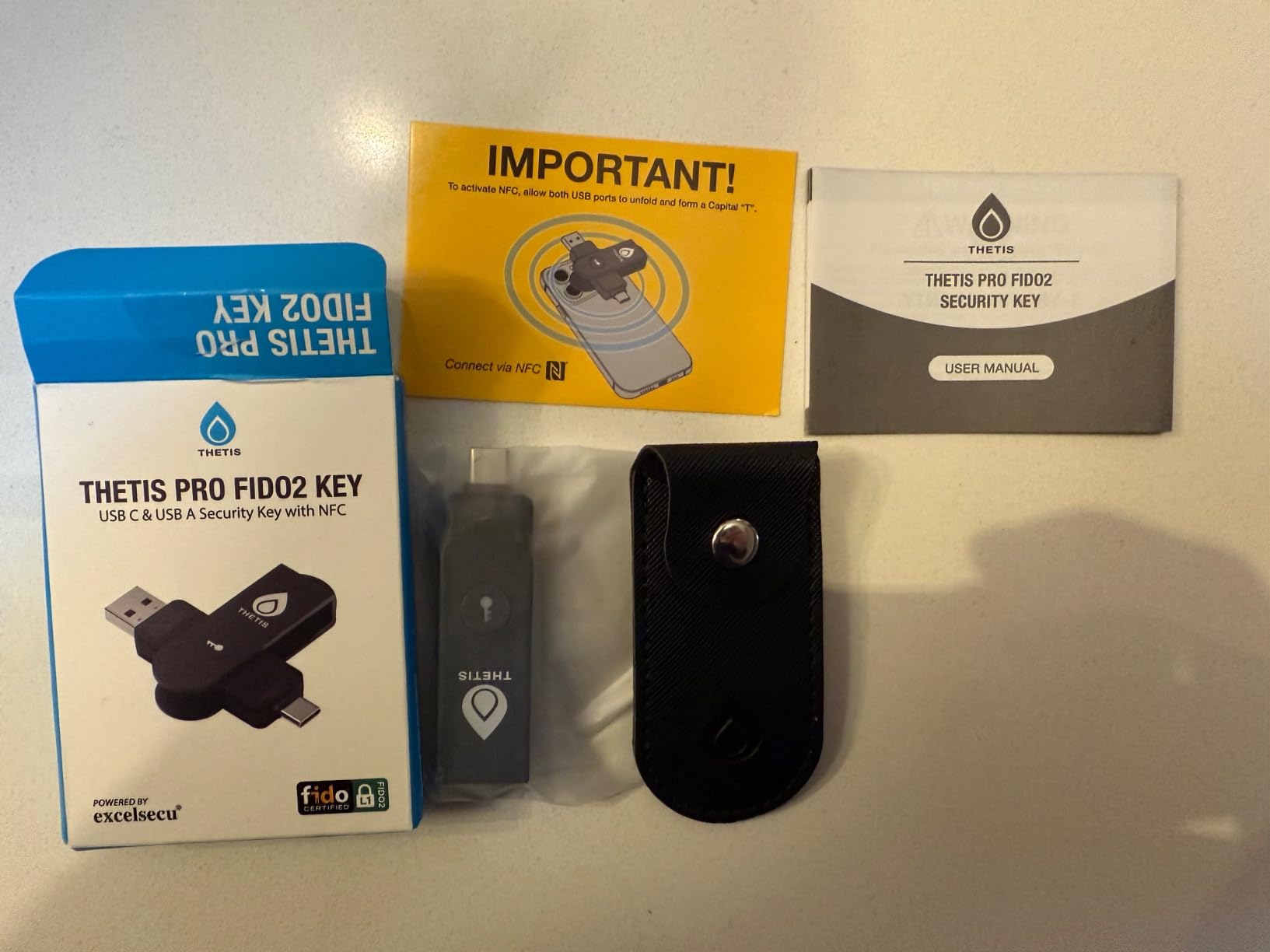 Pro FIDO2 Security Key, Two Factor Authentication NFC Security Key FIDO 2.0, Dual USB A Ports & Type C for Multi layered Protection customer photo 1