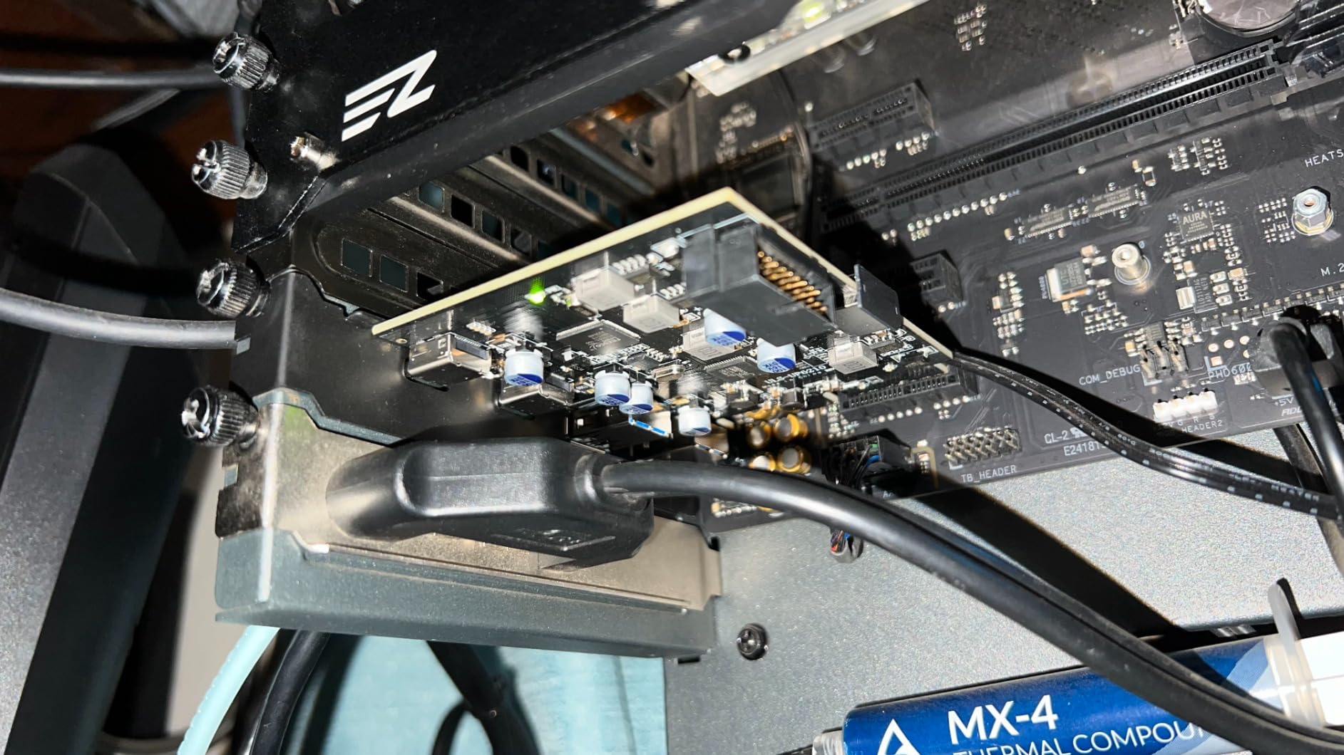 6-Ports USB PCIe Card PCI Express to Type C(2),USB Type-A（2） Expansion Card with Internal 19 Pin Connector/Type E（A-Key） Front Panel Adapter for Desktop PC Support Window/11/10/ and Linux customer photo 1