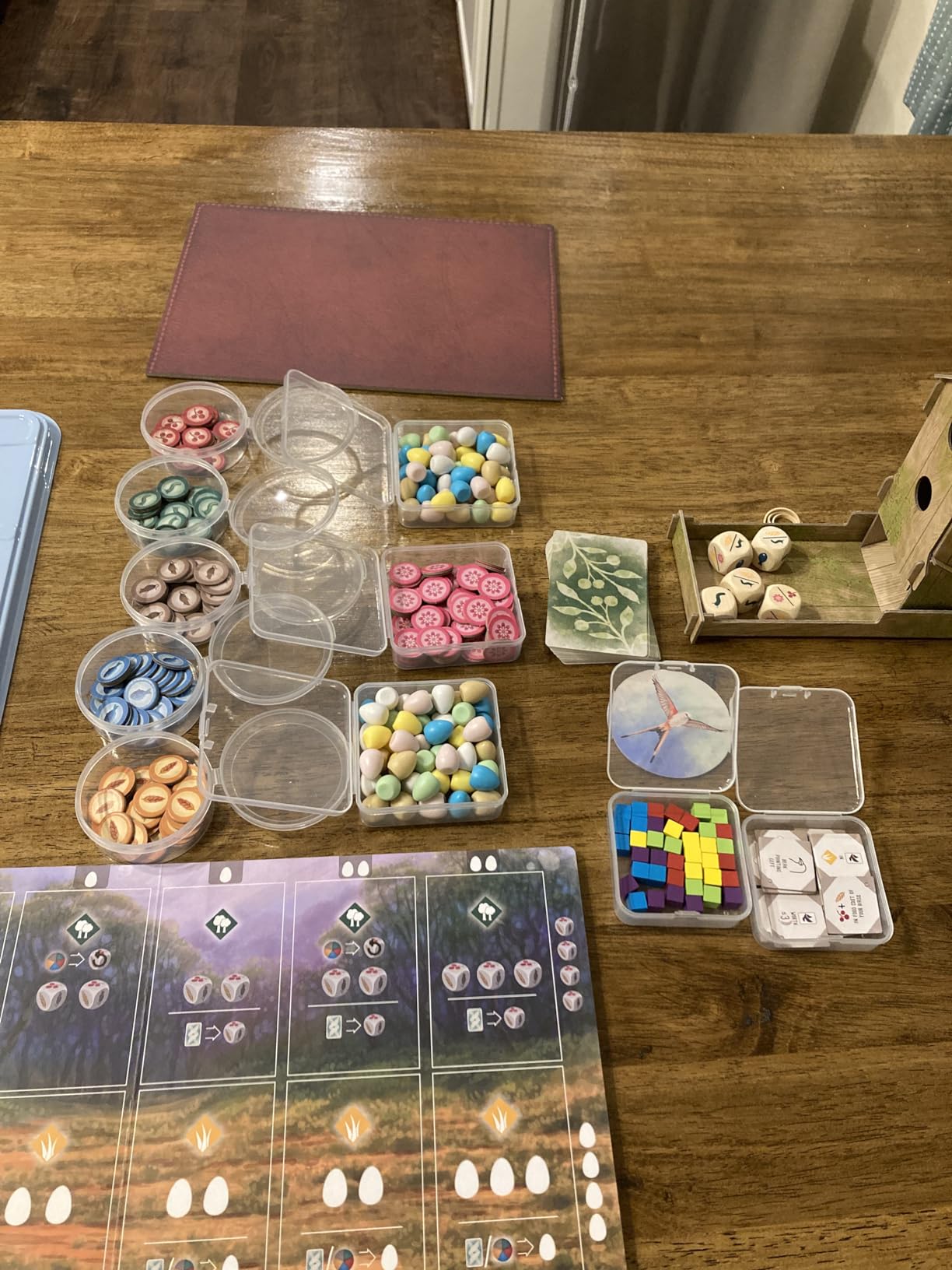 Taiyin 20 Pcs Clear Board Game Tokens Storage Containers Trays Clear Plastic Beads Storage Containers Box Assorted Sizes Storage Boxes Game Components with Lids customer photo 1