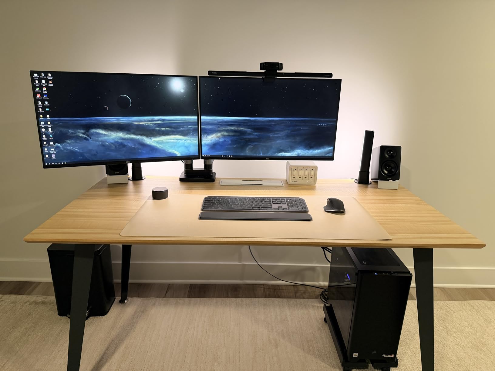 Logitech MX Keys S Combo - Performance Wireless Keyboard and Mouse with Palm Rest, Customizable Illumination, Fast Scrolling, Bluetooth, USB C, for Windows, Linux, Chrome, Mac,Color Graphite. customer photo 1