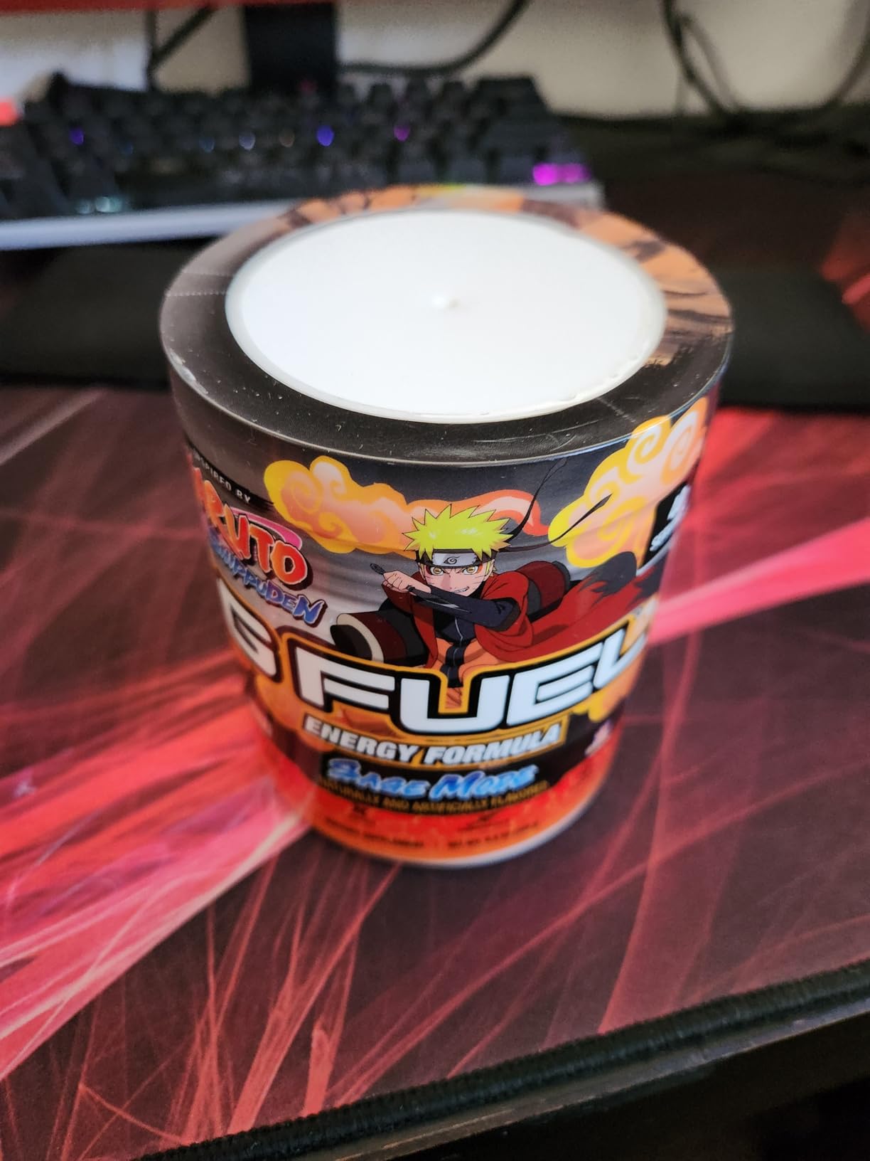 G Fuel Dragon Ball Z Energy Drink Powder, Pre Workout Caffeine Mix for Gaming, Sugar Free Focus Amino, Vitamin + Antioxidants, 9.8oz (Strawberry Lychee, 40 Servings) customer photo 1
