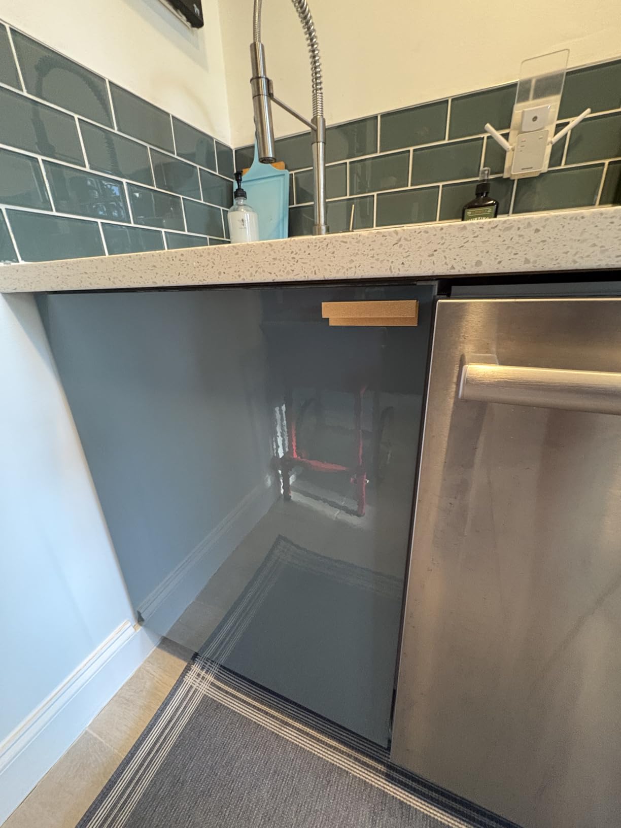 YSAGi Leather Office Desk Pad Protector, Large Mouse Pad, Non-Slip, PU Leather, Laptop Desk Blotter, Waterproof Writing Pad for Office and Home customer photo 2