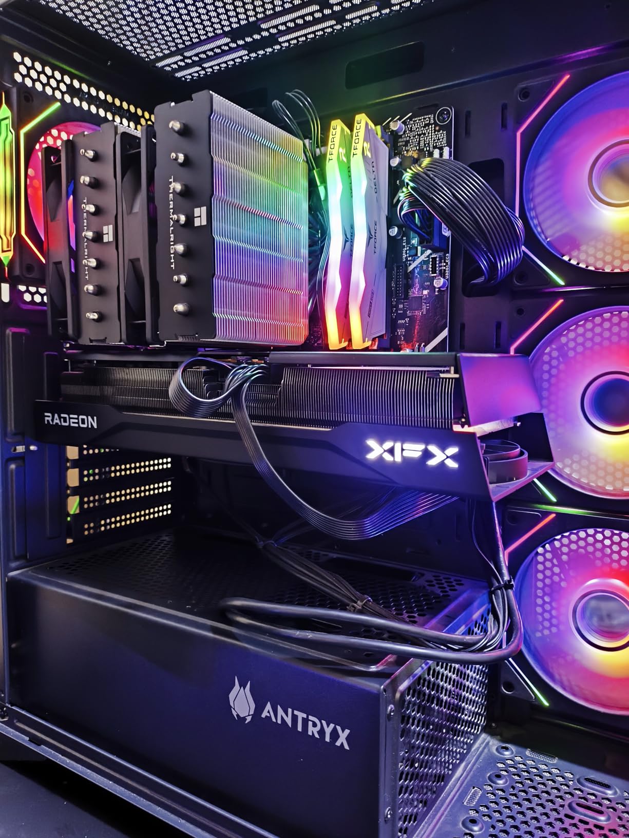 Thermalright Phantom Spirit 120SE CPU Air Cooler, 7 Heat Pipes CPU Cooler,Dual 120mm TL-C12B V2 PWM Fans, AGHP 4.0 Technology,S-FDB Bearing, for AM4/AM5/Intel lga1851/1700/1150/1151/1200, PC Cooling customer photo 2