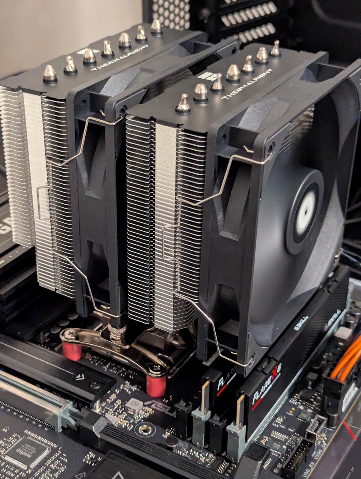 Thermalright PS120SE CPU Air Cooler, 7 Heat Pipes CPU Cooler,Dual 120mm TL-C12B V2 PWM Fan, AGHP 4.0 Technology, S-FDB Bearing, for AMD AM4 AM5/Intel 1700/1150/1151/1200/1851, PC Cooler customer photo 2