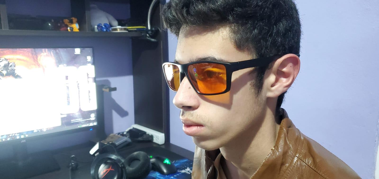 Okany Blue Light Blocking Glasses Gaming Computer Glasses Powerful Professional Screen Filter customer photo 1