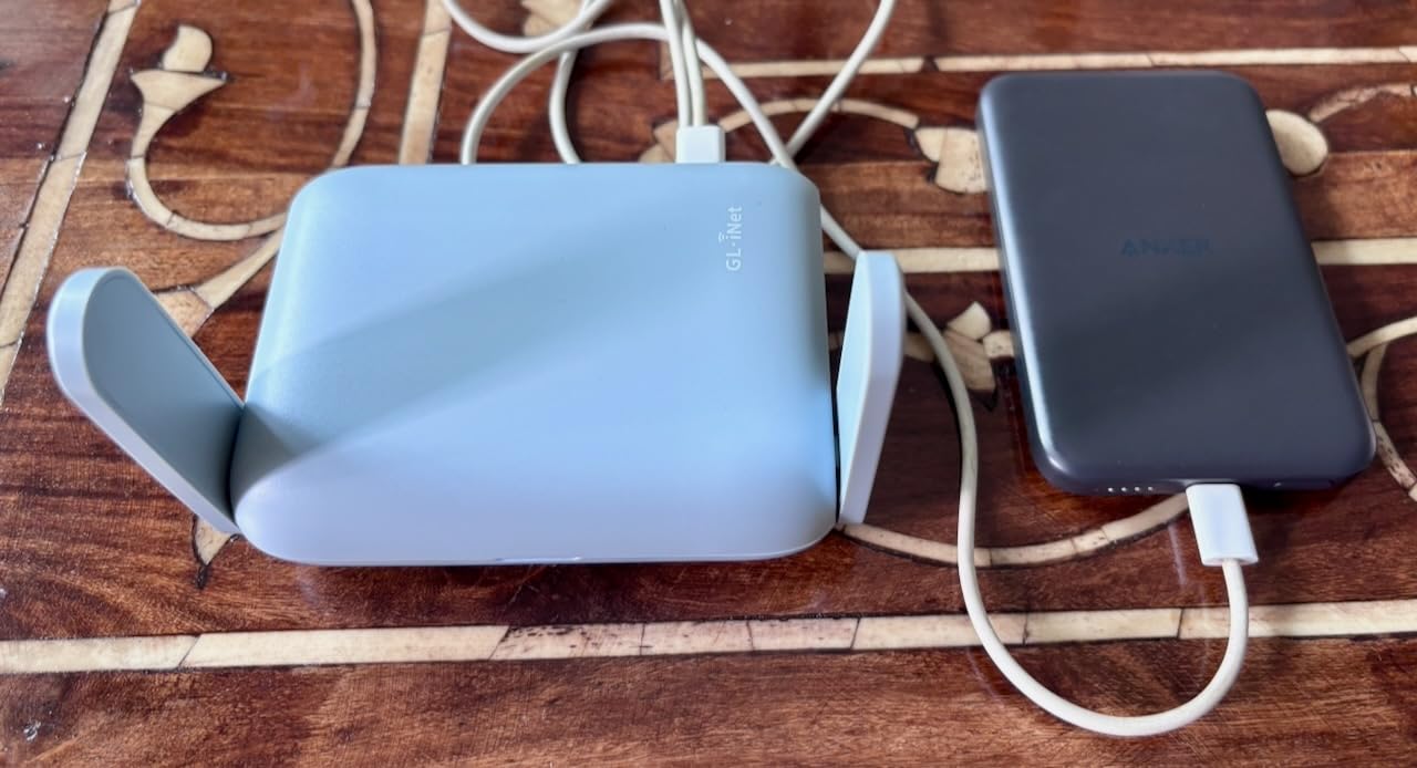 GL.iNet GL-MT3000 (Beryl AX) Portable Travel Router, Pocket Wi-Fi 6 Wireless 2.5G Router, Portable VPN Routers WiFi for Travel, Public Computer Routers, Business, Moblie/RV/Cruise/Plane customer photo 1