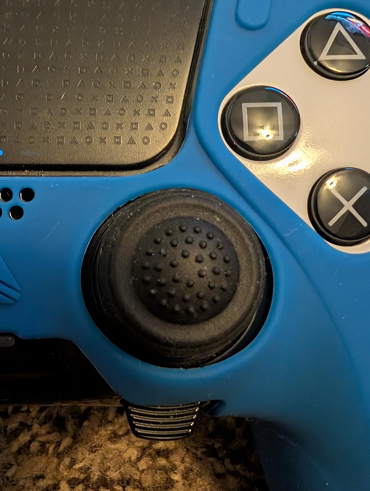 PlayVital Guardian Edition Anti-Slip Ergonomic Silicone Cover Case for ps5 Edge Controller, Soft Rubber Protector Skin for ps5 Edge Wireless Controller with Thumb Grip Caps - Black customer photo 2