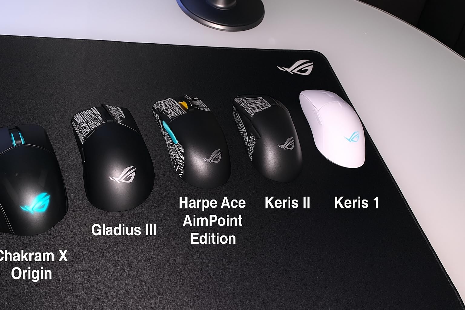 ROG Harpe Ace Aim Lab Wireless Esports Gaming Mouse - Aim Lab Settings Optimizer, Pro-Tested, Right-Handed, 54g Lightweight, Tri-Mode Connectivity, 36K DPI, 90Hr Battery, PC/Mac Support - Black customer photo 1