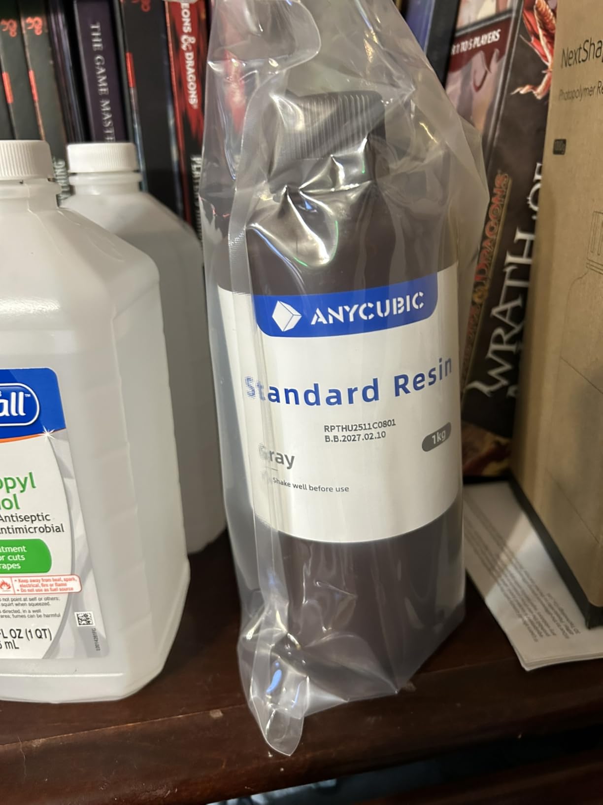 ANYCUBIC Upgraded 8K 3D Printer Resin, 3D Printing Resin with High Precision and Quick Curing & Excellent Fluidity for LCD 4K/6K/8K/12K 3D Printing (HD Grey, 1kg) customer photo 1