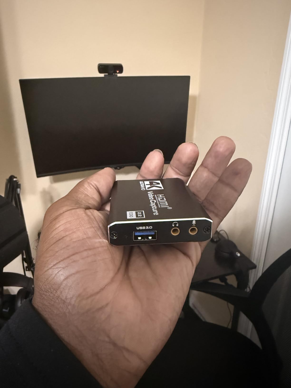 4K HDMI Capture Card USB 3.0 - 1080P 60FPS Gaming & Streaming Video Capture Card with HDMI Loop-Out, Plug & Play, Low-Latency Recording for PS5/PS4/Xbox/Switch/OBS/PC/Mac customer photo 2