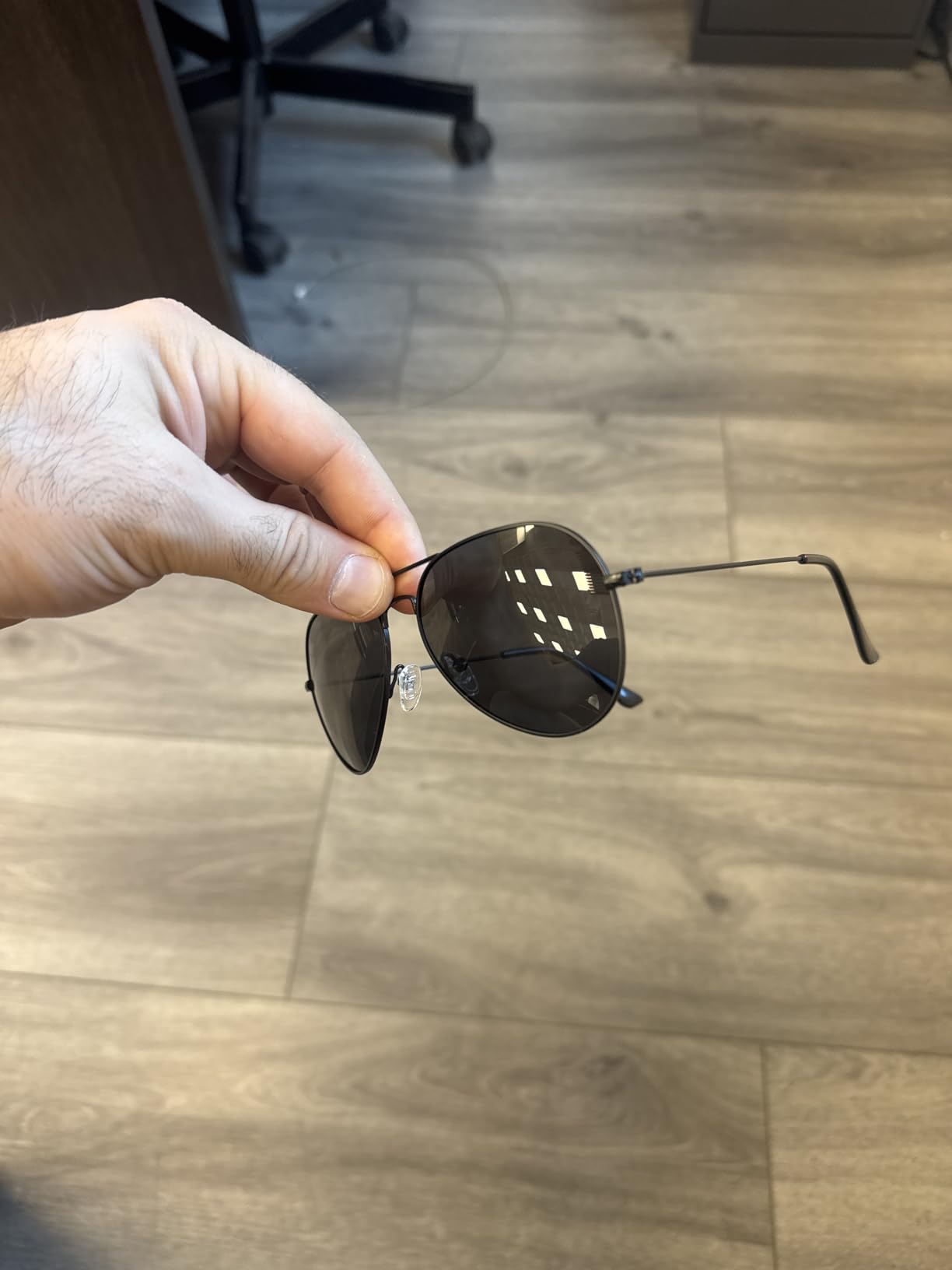 Polarized Sunglasses for Men, Lightweight Sun Glasses with UV Protection for Driving Fishing Golf customer photo 1