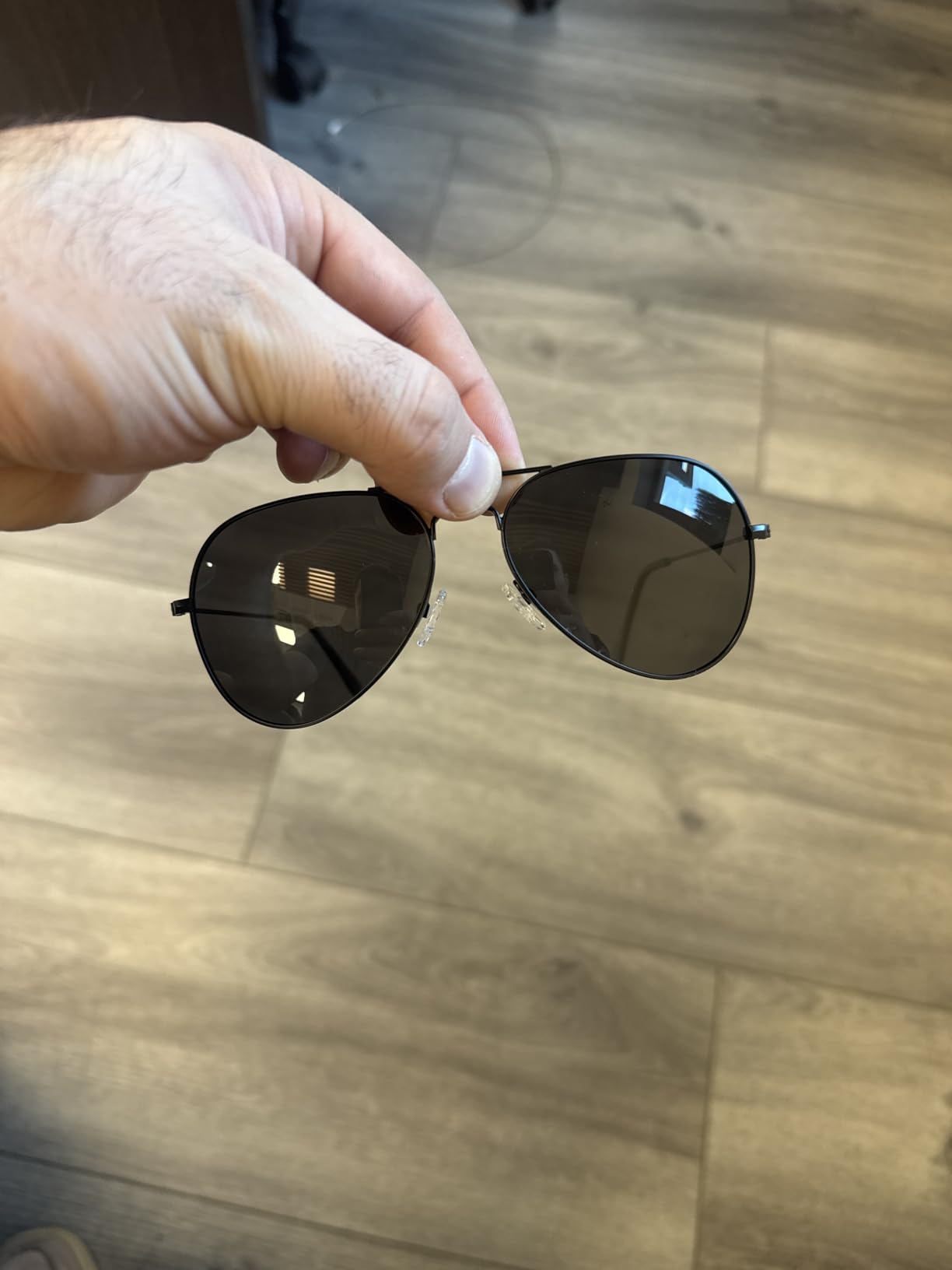 Polarized Sunglasses for Men, Lightweight Sun Glasses with UV Protection for Driving Fishing Golf customer photo 2