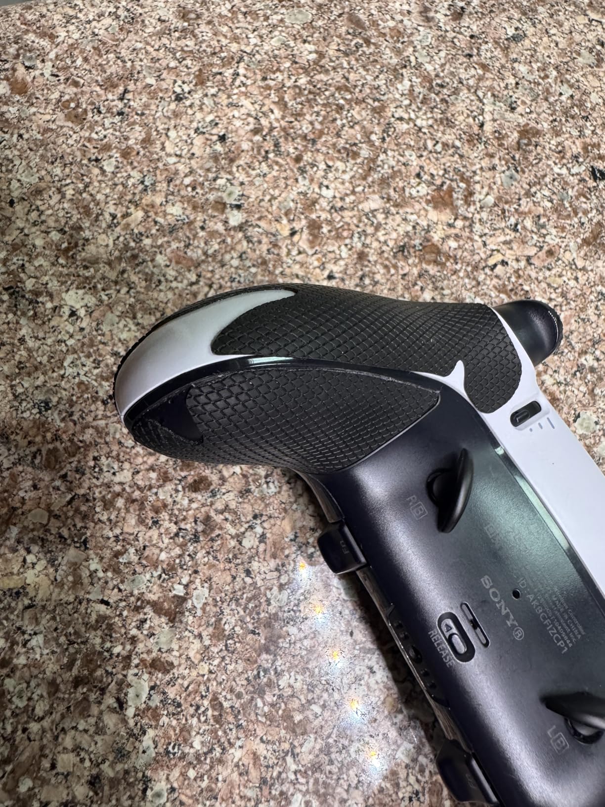 HOTLINEGAMES Controller Grips Compatible with PS5 Dualsense Edge, PlayStation 5 Controller Accessories, Skin Kit, Anti-Slip Grip Tape, Sweat-Absorbent, Easy to Apply (Handle Grips+Buttons+Triggers) customer photo 1