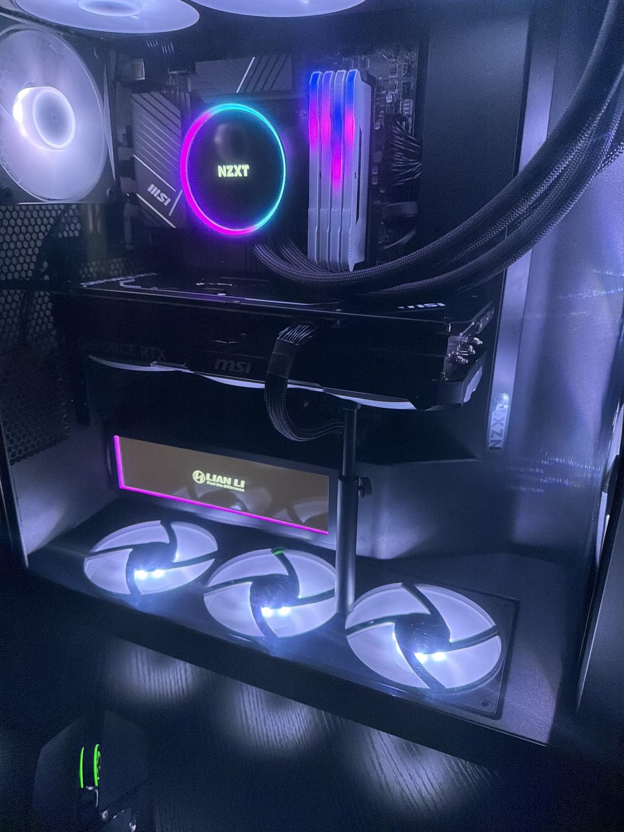 Tall GPU Support Bracket - Heavy Duty Adjustable GPU Anti Sag Holder & Support Stand for Graphics Card, 4.53