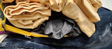 Large Compression Packing Cubes for Travel-Packing Cube Luggage Organizers 7 Piece Set for Checked Luggage-Ultralight, Expandable/Compression Bags by TRIPPED Travel Gear (Grey/Orange) customer photo 1