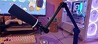NZXT Boom Arm Mini - Small Microphone Boom Arm for Streaming, Content Creation, Podcasting & Recording - Smooth & Silent - Covered Cable Channel - Universal Compatibility customer photo 1