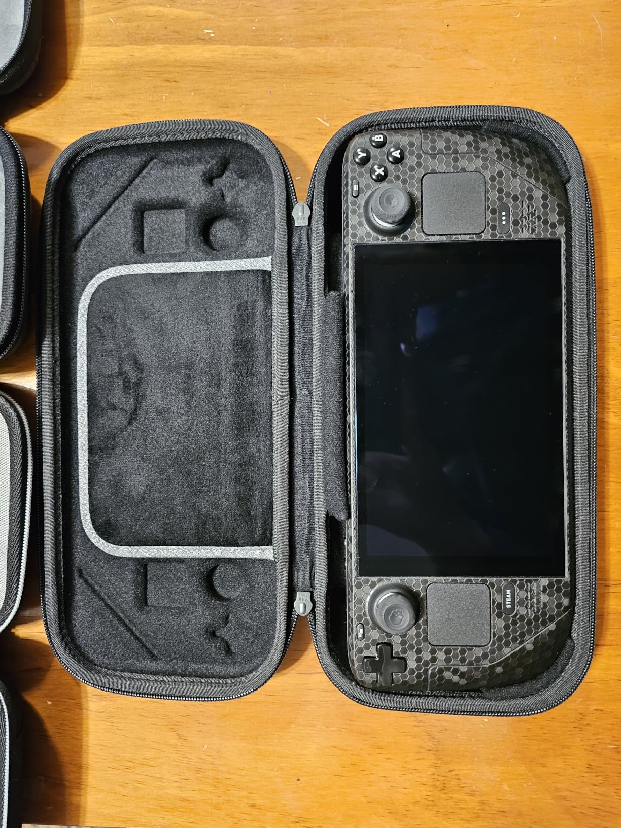 tomtoc Carrying Case Compatible with Steam Deck/OLED, Protective case, Hard Portable Travel Carrying bag for Steam Deck Console, Shockproof, Travel friendly, Black customer photo 1