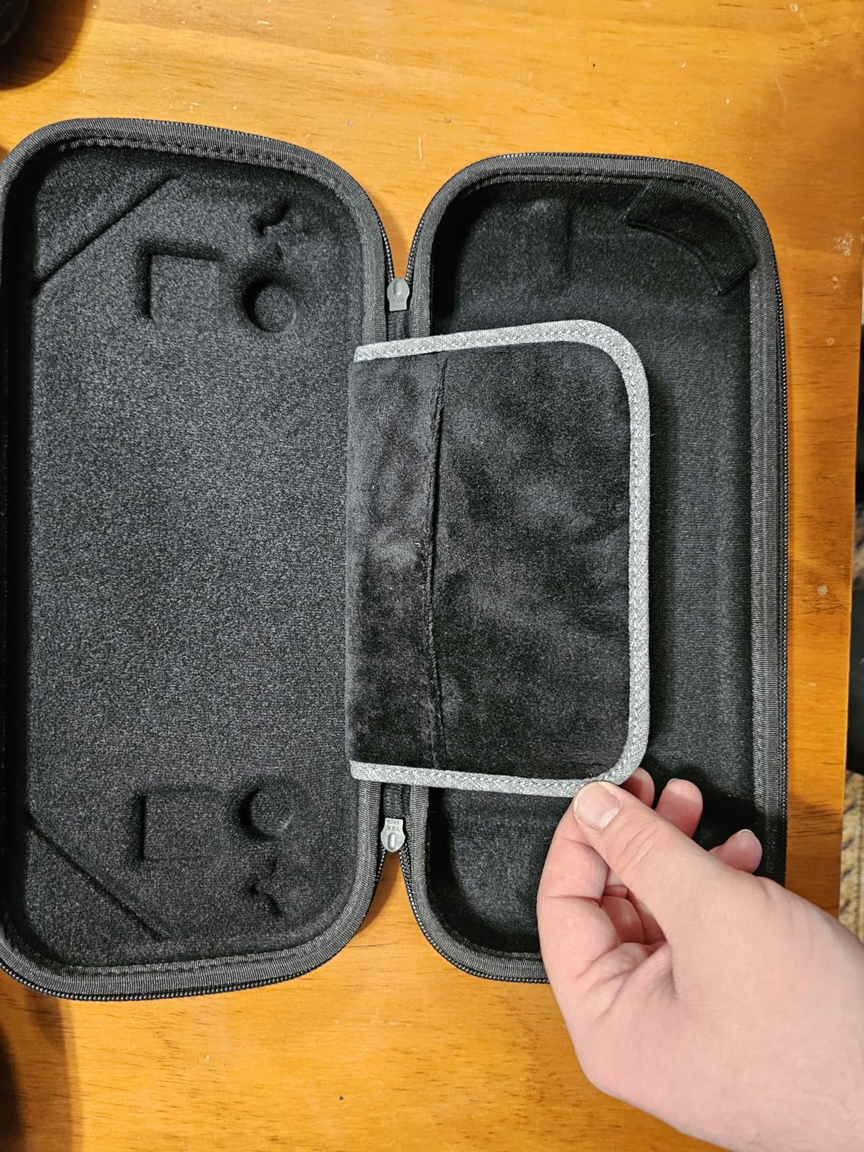 tomtoc Carrying Case Compatible with Steam Deck/OLED, Protective case, Hard Portable Travel Carrying bag for Steam Deck Console, Shockproof, Travel friendly, Black customer photo 2