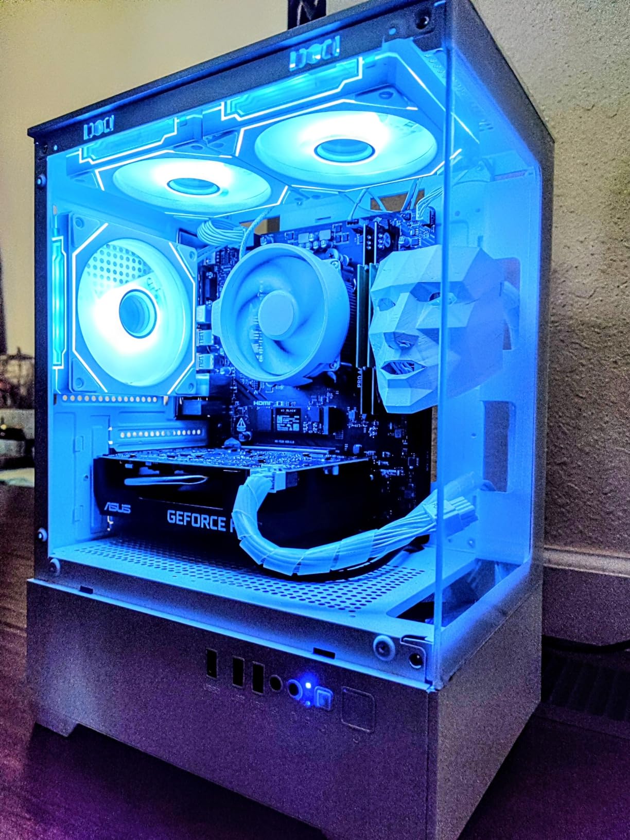 ARGB Controller Kit for PC RGB Case Fans, ARGB Splitter, SATA Power RGB Fan Controller, Computer ARGB Fans Hub Control RGB and Single Light Effect , 14 Key Remote Control Switch Colors RGB Fan hub customer photo 2