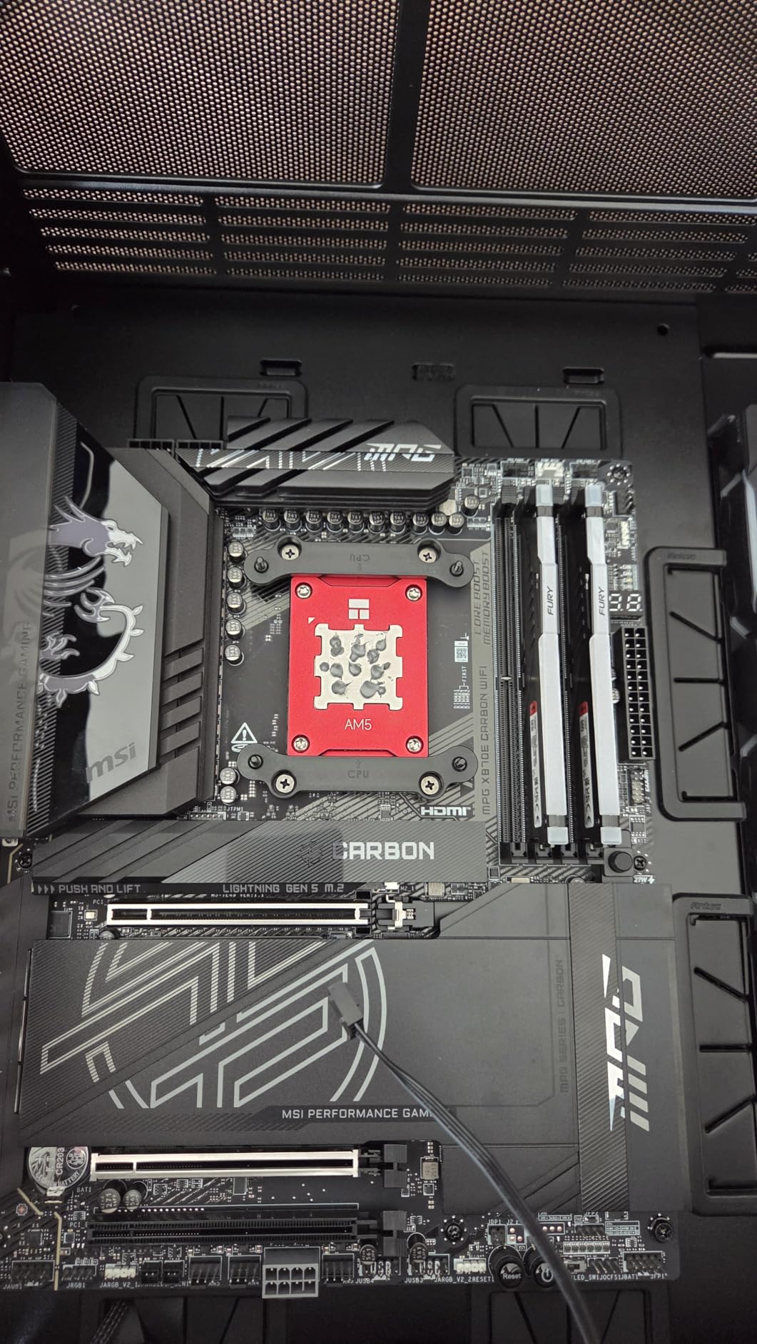 AM5 Contact Frame for Secure AM5 CPU Anti-Bending Buckle Kit, AM5 CPU Bracket is Good to Correct The CPU Bending (Black) customer photo 1