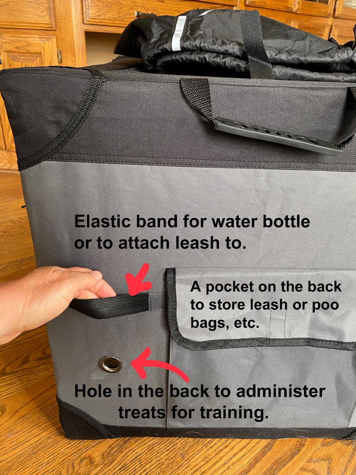 Lesure Soft Collapsible Dog Crate - 36 Inch Portable Travel Crate for Large Dogs Indoor & Outdoor, 4-Door Foldable Pet Kennel with Mesh Windows customer photo 2