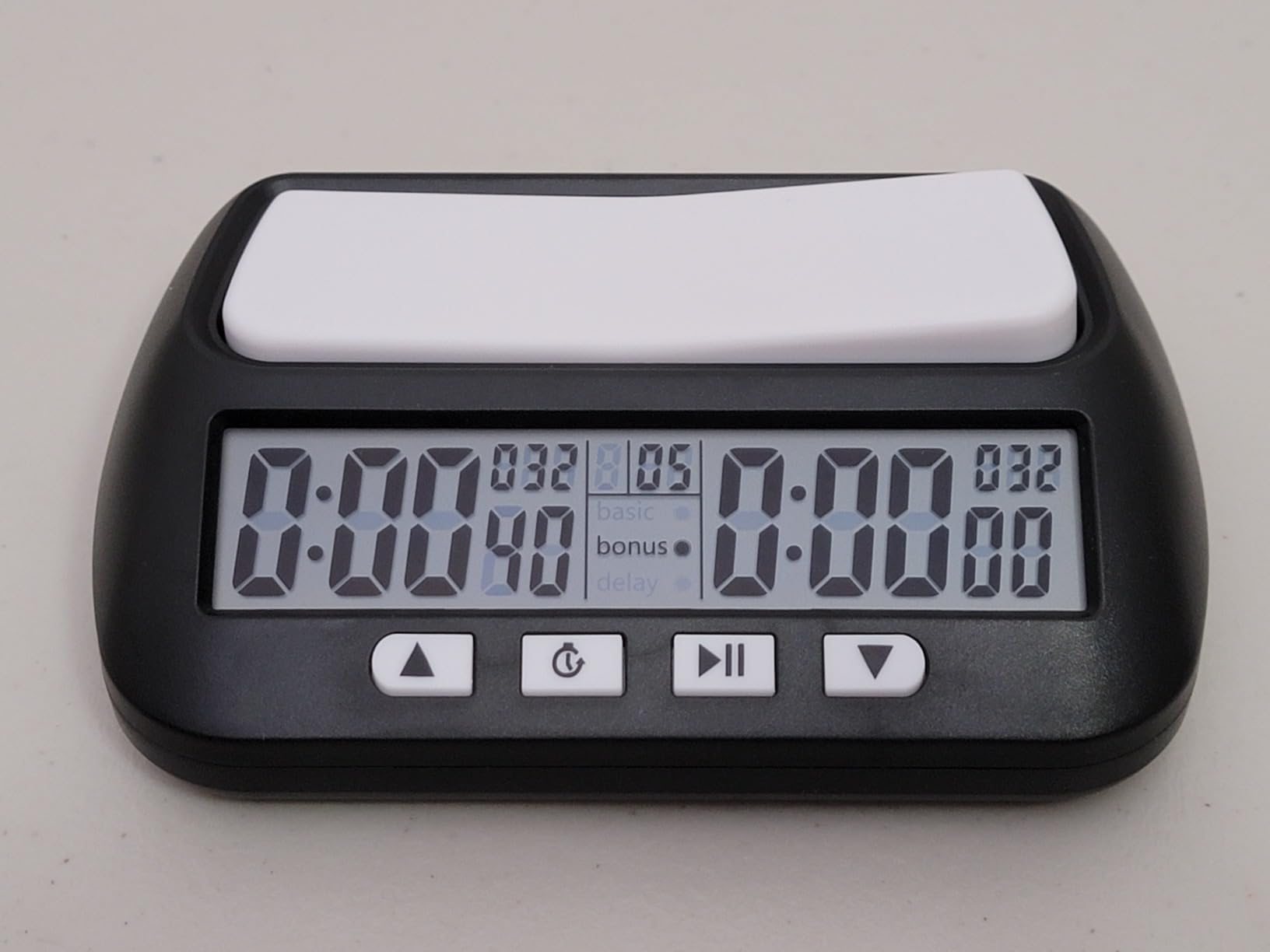 Digital Chess Clock Timer,QINFIEY Chess Timer for Board Games,Professional with Bonus Delay Count Down Up Function,Batteries Included customer photo 2