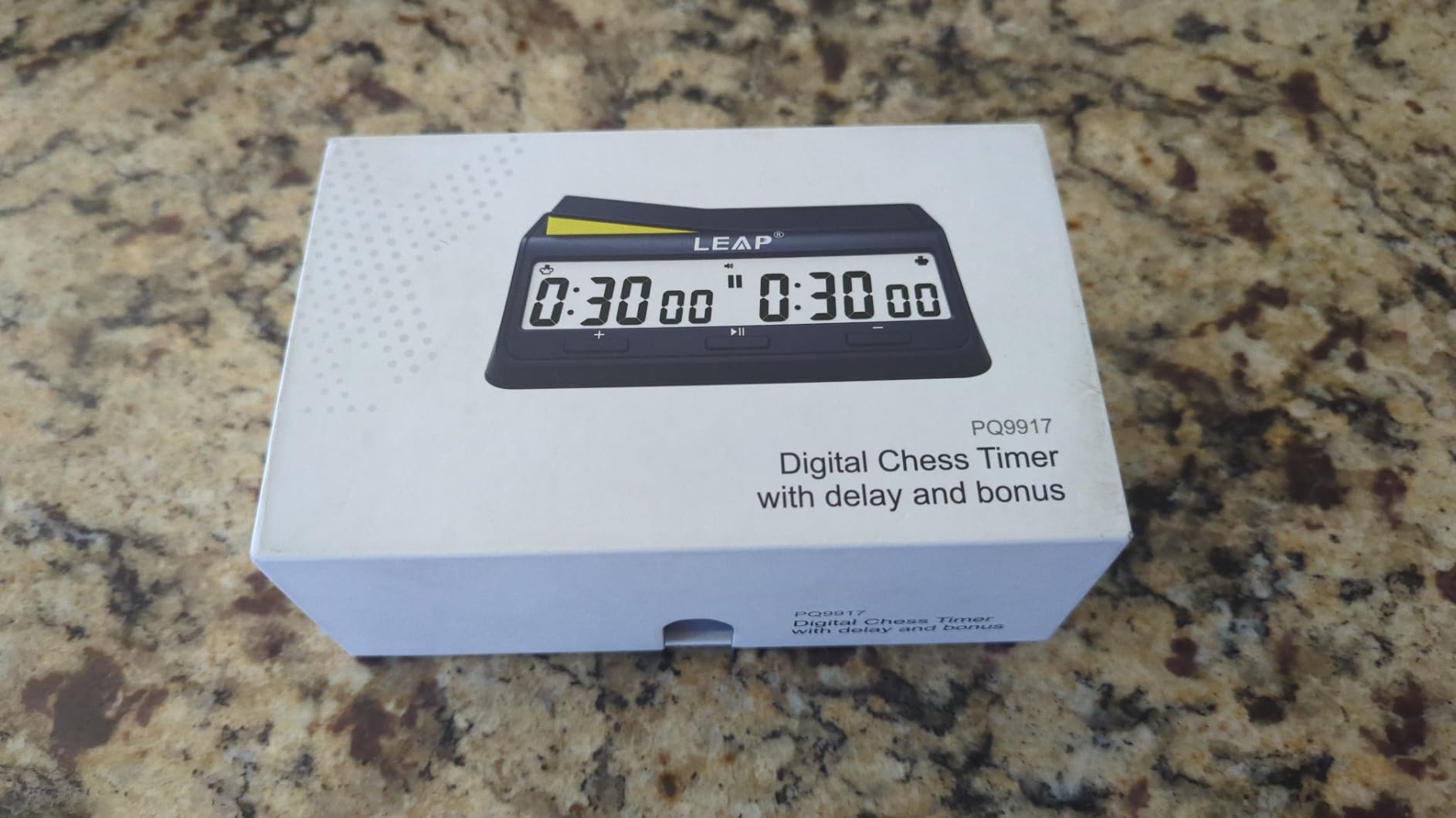 LEAP Chess Clock Digital Chess Timer Advanced for Board Game and Chess Timer with Bonus & Delay Count Down up Alarm Black/Orange customer photo 2