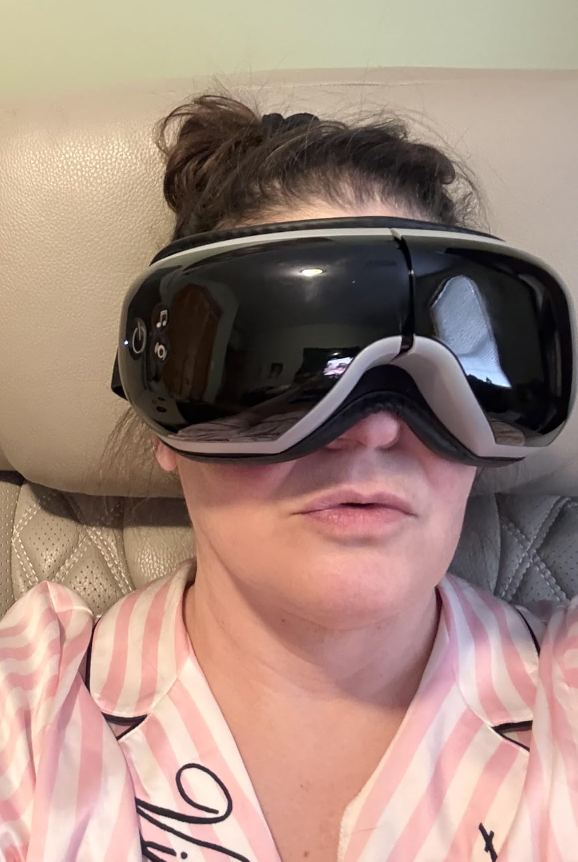 RENPHO Eyeris 3 Eye Massager with Heat and Cooling Voice Control, FSA Eligible HSA, Mothers Day Birthday Gifts for Women Men Him Her, Migraine Relief Eye Mask for Migraines, Eye Care Reduce Dry Eyes customer photo 2