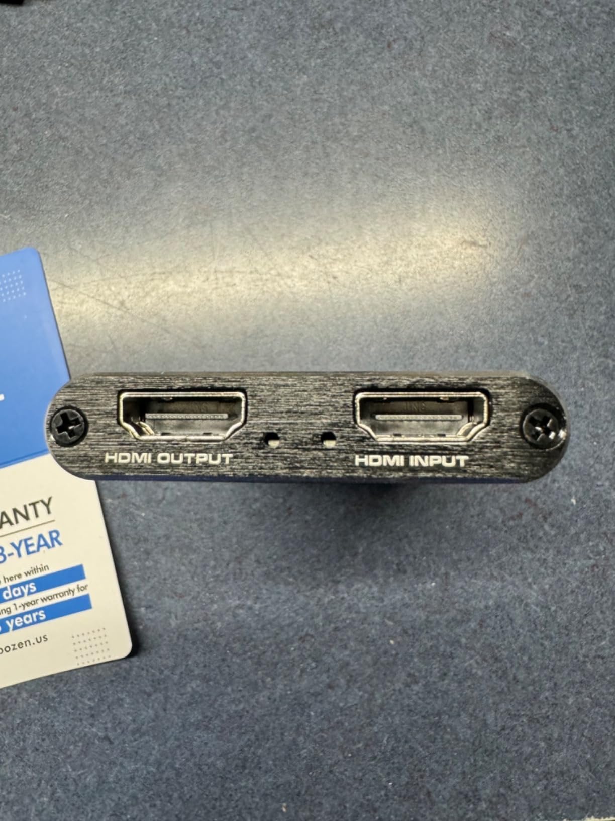 4K HDMI Capture Card for Streaming, Full HD 1080P 60FPS USB 3.0 Cam Link Game Audio Video Capture Card, Work with Camera/Nintendo Switch/Xbox/PS4/PS5/PC/OBS (Black) customer photo 1