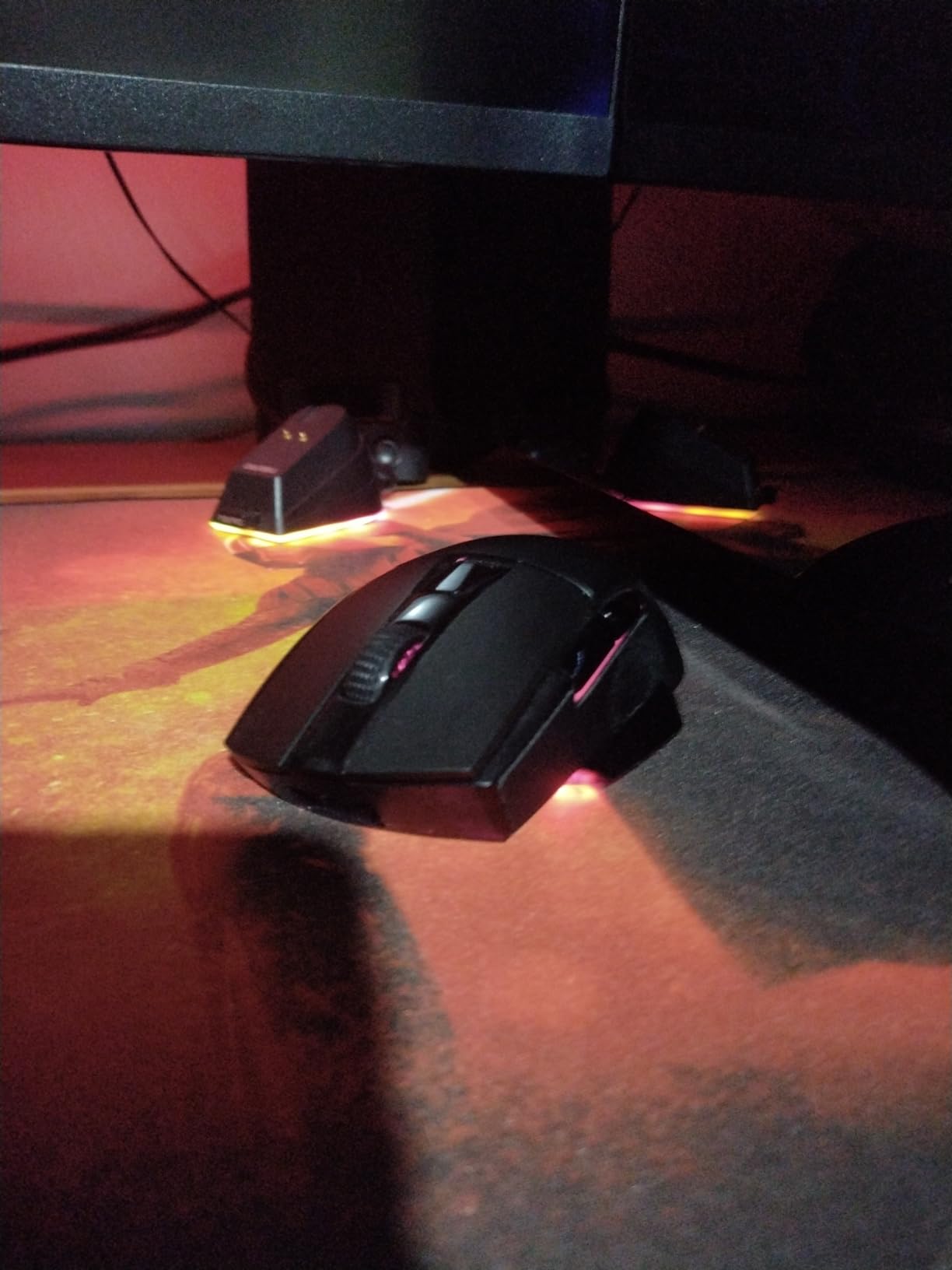 DAREU A955 Lightweight Wireless Gaming Mouse with RGB Charging Dock: Tri-Mode 2.4G/USB-C/BT Mouse Up to 12K DPI Optical Sensor -KBS II Buttons Fully Programmable- 120 Hr Battery customer photo 2