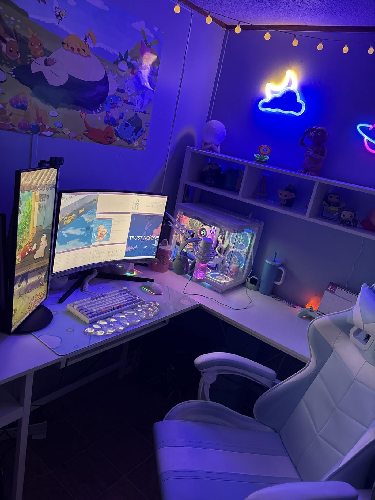 DAREU A950 Wireless Gaming Mouse with RGB Charging Dock,88g Lightweight Programmable Tri-Mode Wireless Mouse Gaming, Up to 12K DPI,1000Hz,120Hrs Playtime with RGB Backlit, Great for PC, Mac customer photo 2