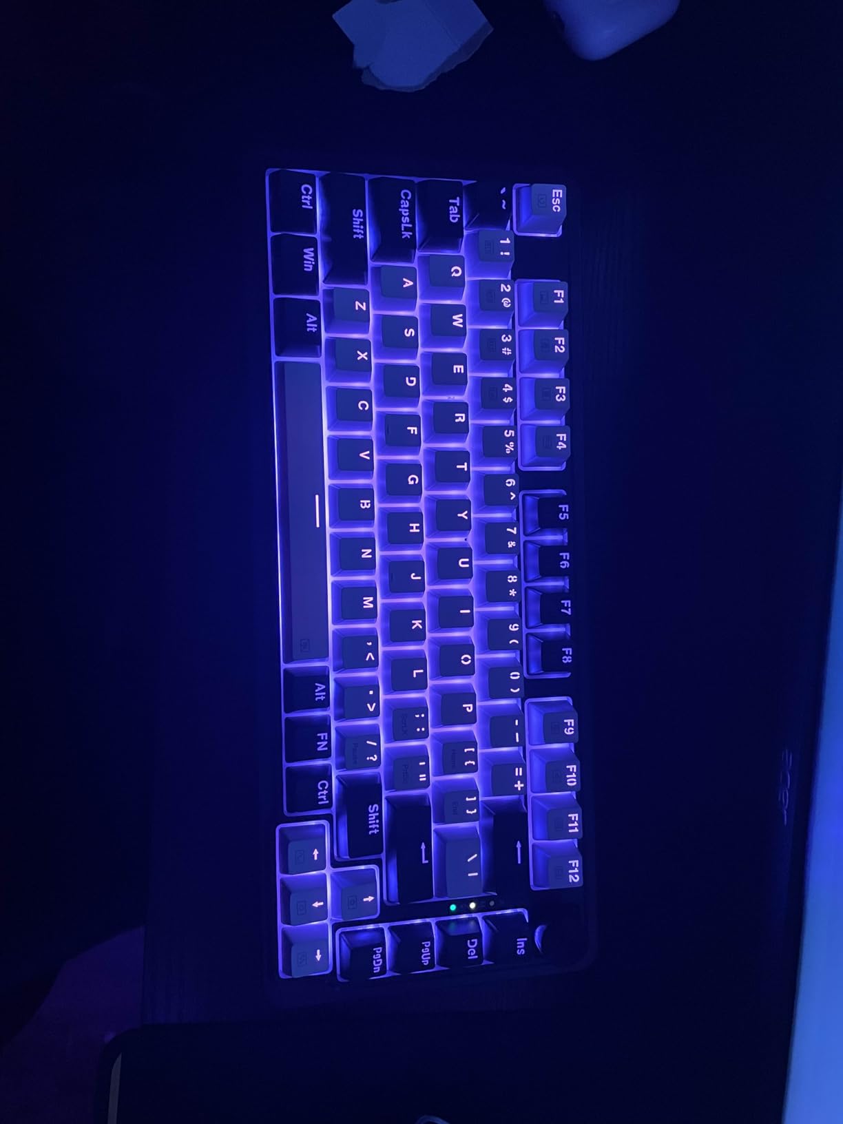 Redragon K673 PRO 75% Wireless Gasket RGB Gaming Keyboard, 3-Modes 81 Keys Compact Mechanical Keyboard Hot-Swap Socket, Dedicated Knob Control and Sound Absorbing Pads, Linear Red Switch customer photo 1