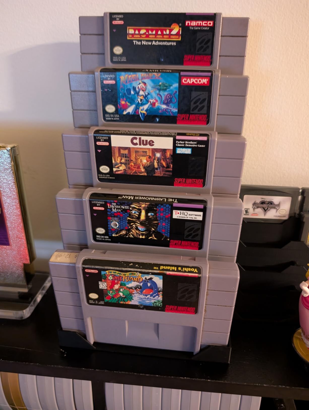 R2D3 Display Stand Compatible with SNES NTSC Cartridges - Retro Gaming 3D Printed Organizer & Showcase (Holds 10 Games) customer photo 2