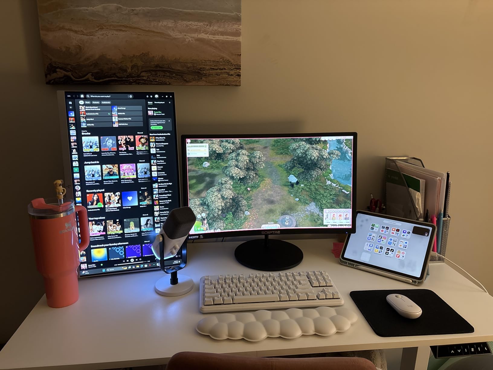 FLEXISPOT EN1 One-Piece Standing Desk, 48