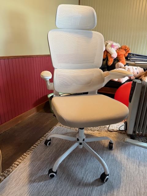 TRALT Office Chair Ergonomic Desk Chair 330 LBS Home Mesh Office Desk Chairs with Wheels Comfortable Gaming Chair High Back Office Chair for Long Hours (Black) customer photo 1