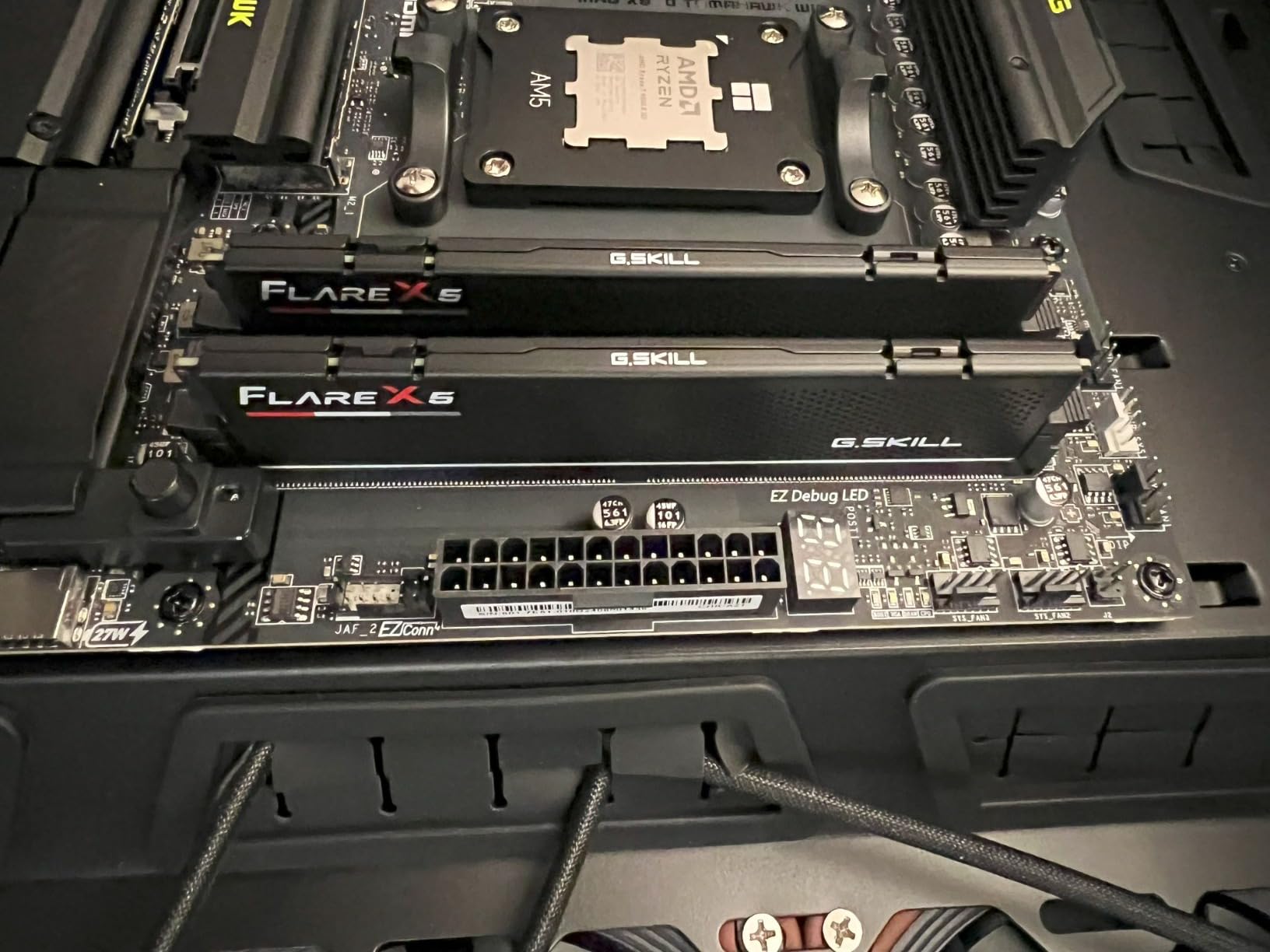 G.SKILL Flare X5 Series DDR5 RAM (AMD EXPO) 64GB (2x32GB) 6000MT/s CL30-40-40-96 1.40V Desktop Computer Memory U-DIMM - Matte Black (F5-6000J3040G32GX2-FX5) customer photo 1