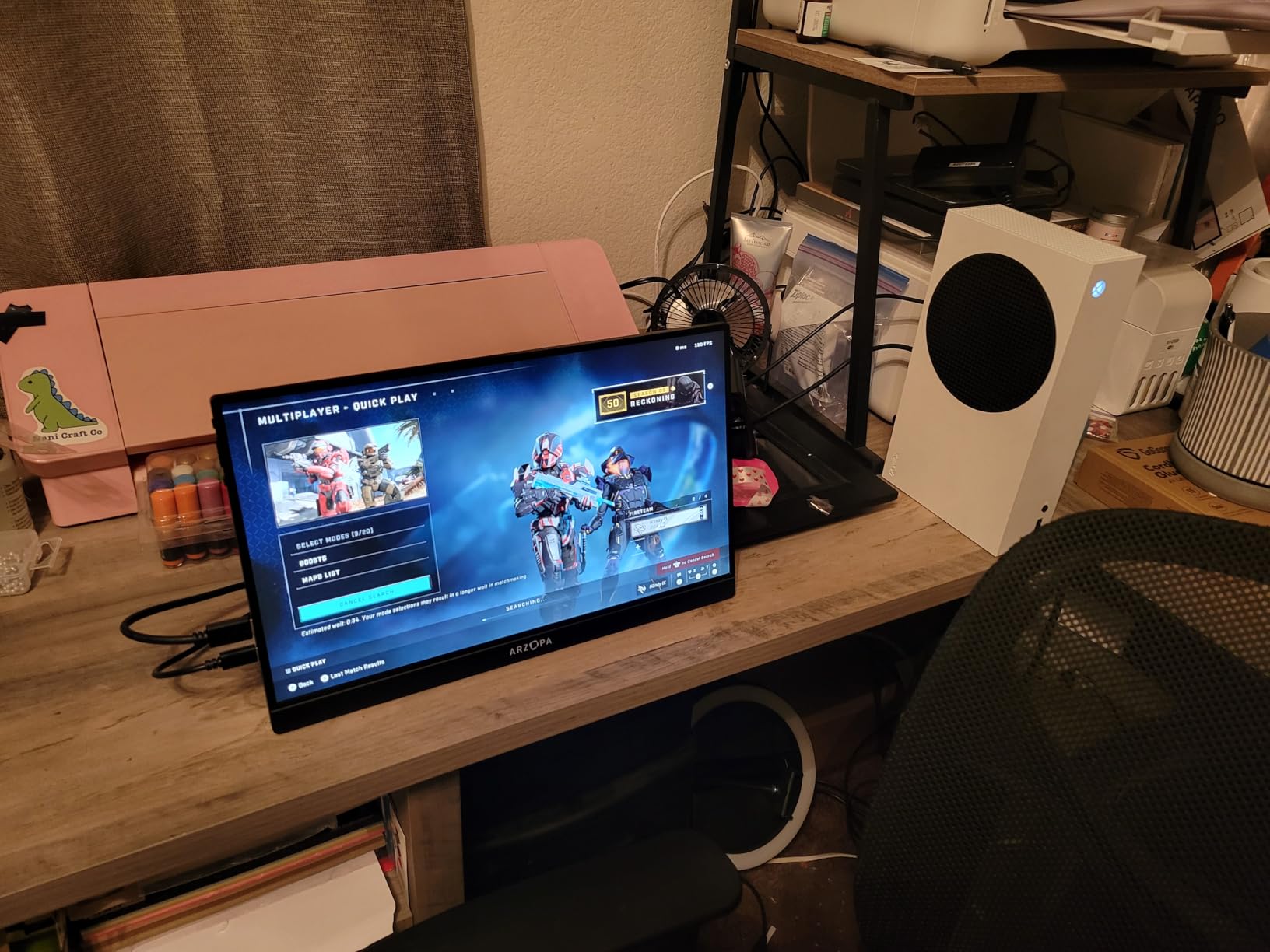 ARZOPA 16.1'' 144Hz Portable Gaming Monitor, 106% sRGB 1080P FHD Kickstand Portable Monitor with HDR, Ultra Slim, Eye Care, External Second Screen for Laptop, PC, PS5, Mac, Xbox customer photo 1